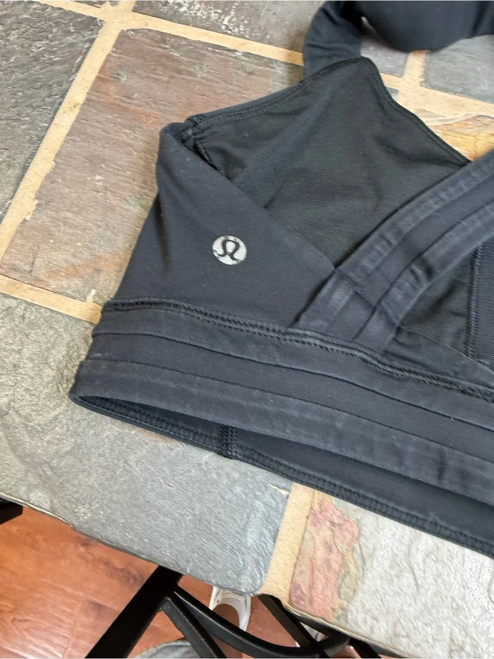 lululemon athletica Black Strappy Sports Bra